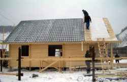 Возведение крыши в зимний период