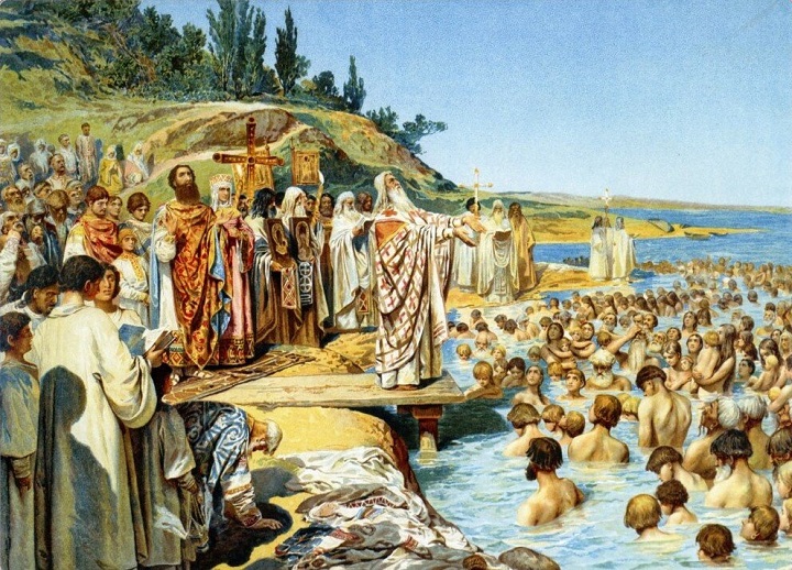 Крещение на Руси началось задолго до Владимира