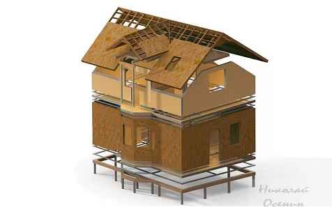 Технология строительства дома из СИП панелей